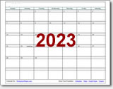 2023 calendar