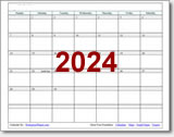 2024 calendar