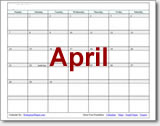 April Calendars