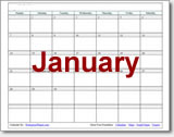 January Calendars
