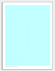 eighth inch printable graph