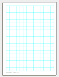 half inch printable graph