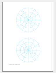 polar graph paper