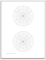 polar graph paper