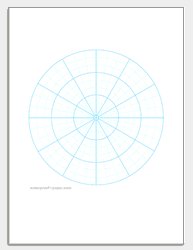 polar graph paper