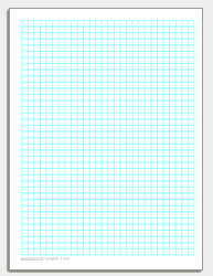 quarter inch printable graph