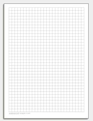 quarter inch printable graph