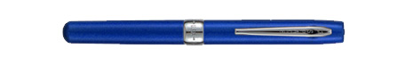 Blue rubber grip pen