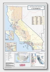 printable California congressional district map