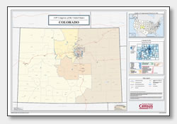 printable Colorado congressional district map