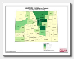 printable Colorado population by county map