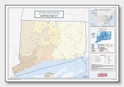 printable Connecticut congressional district map