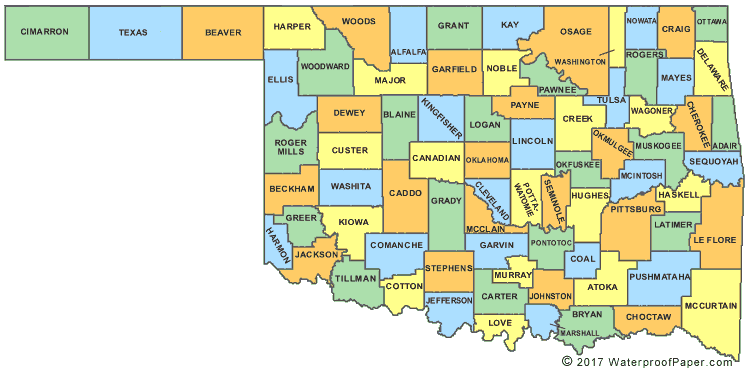 Oklahoma State Maps Usa Maps Of Oklahoma Ok
