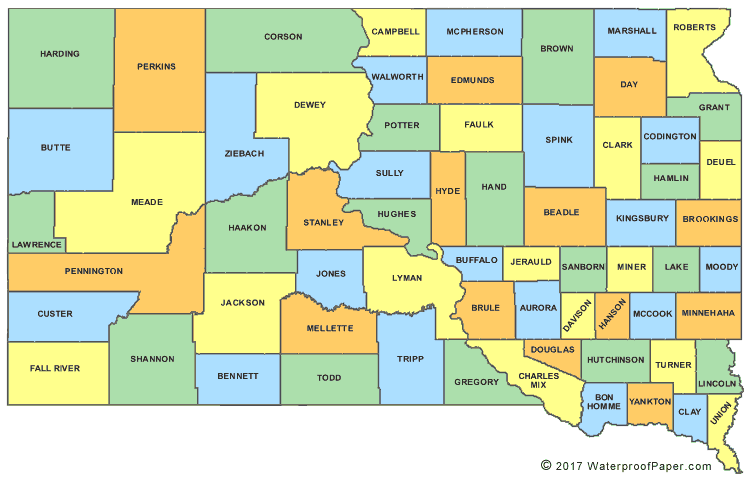 sd county map