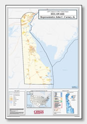 printable Delaware congressional district map