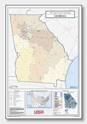 printable Georgia congressional district map