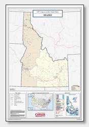 printable Idaho congressional district map