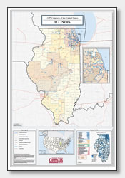 printable Illinois congressional district map