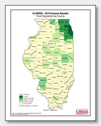 printable Illinois population by county map