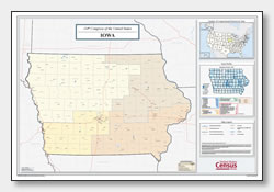 printable Iowa congressional district map