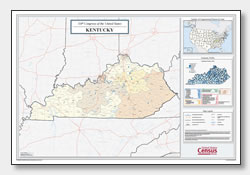 printable Kentucky congressional district map