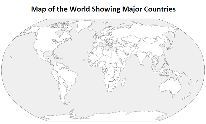 printable map of the world