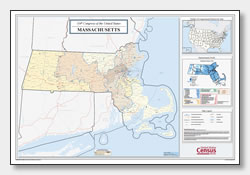 printable Massachusetts congressional district map