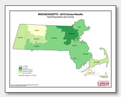 printable Massachusetts population by county map
