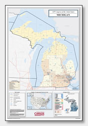 printable Michigan congressional district map