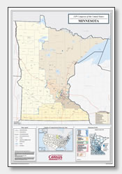 printable Minnesota congressional district map