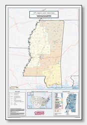 printable Mississippi congressional district map