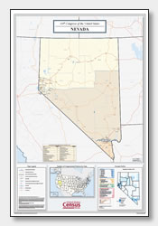 printable Nevada congressional district map