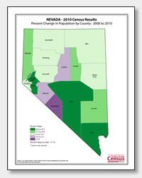 printable Nevada population change map