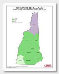 printable New Hampshire population change map