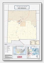 printable New Mexico congressional district map