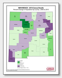 printable New Mexico population change map