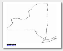 printable blank map of new york city Printable New York Maps State Outline County Cities printable blank map of new york city