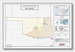 printable Oklahoma congressional district map