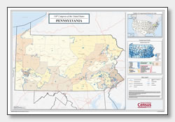 printable Pennsylvania congressional district map
