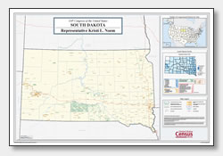 printable South Dakota congressional district map