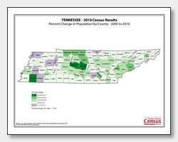 printable Tennessee population change map