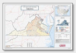 printable Virginia congressional district map