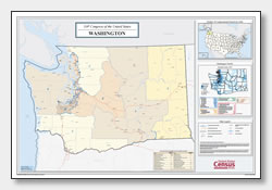 printable Washington congressional district map