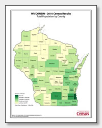 printable Wisconsin population by county map