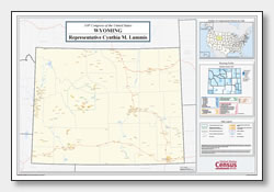 printable Wyoming congressional district map