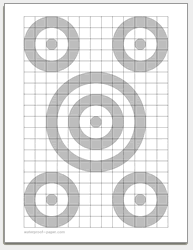 free printable targets 5 circles